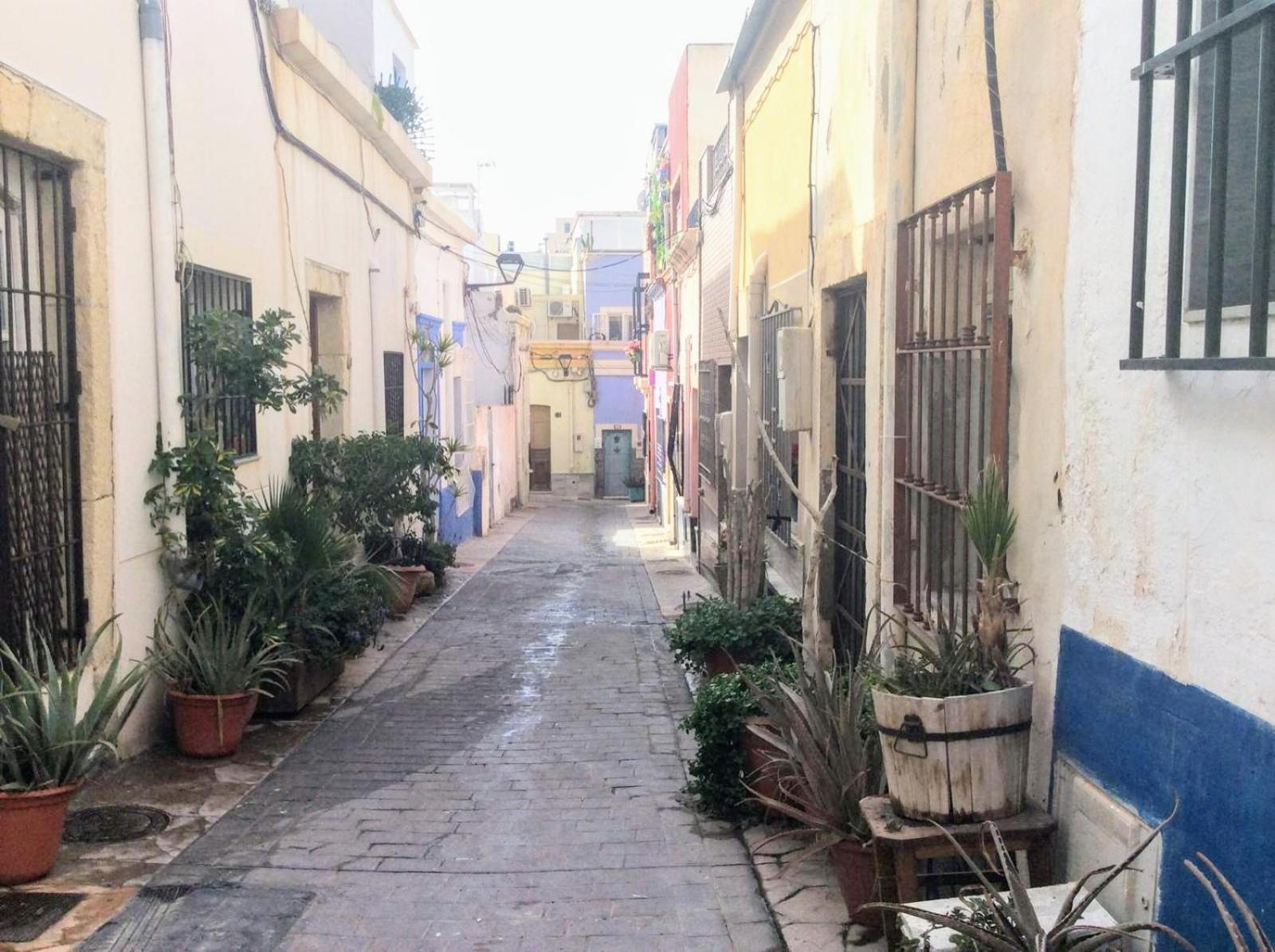 Casita La Paloma Bonita Del Pescador Hasta 5 Personas En El Casco Antiguo La Medina Centro Almeria Bajo Alcazaba Terraza Buena Vista Parking Privado Y Sabanas En Opcion Kültér fotó